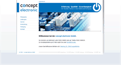 Desktop Screenshot of concept-electronic.de